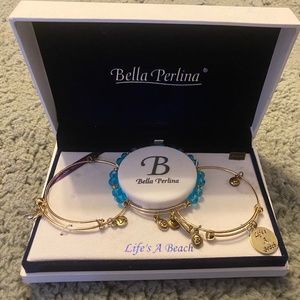 Bella Perlina Charm Bracelet 3-set